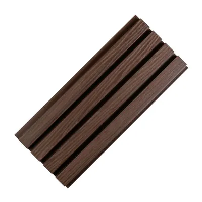 Produktbild von PREMIUM WPC Fassadenlamellen | Fassadeverkleidung Verbundwerkstoff | WALNUT | Muster Holzprobe Musterstück | LIDERWOOD