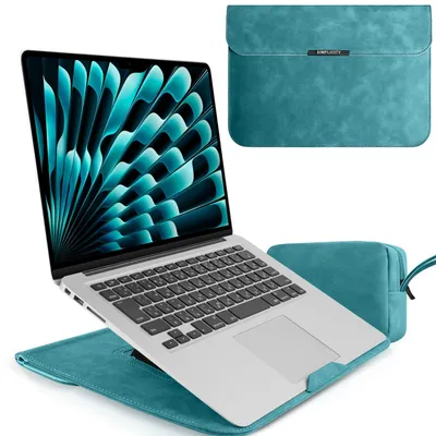 Obrázek produktu pro Pouzdro na notebook se stojánkem, zelené, pro notebooky o velikosti 15-16 palců