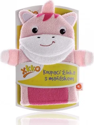 Produktbild von Swaddle Up Badehandschuh mit Puppe - Einhorn