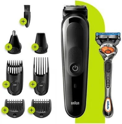 Obrázok produktu pre Braun 81705165, Čierna, Šedá, 0,5 mm, 2,1 cm, Brada, Ucho, Nos, LED, Striedavé napájanie / batéria