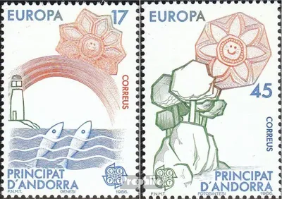 Produktbild von Briefmarken Andorra - Spanische Post 1986 Mi 188-189 (kompl.Ausg.) postfrisch Europa