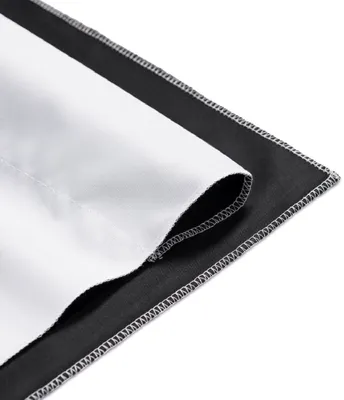 Immagine prodotto di Walimex per 2in1 Tessuto di fondo 2,85x6m Nero Bianco
