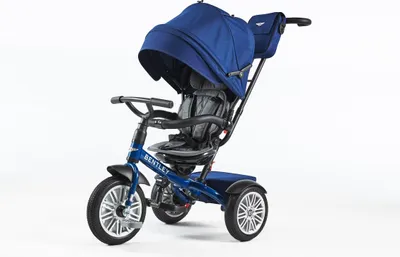 Produktbild von Bentley Dreirad 6-in-1 Pailletten Blau