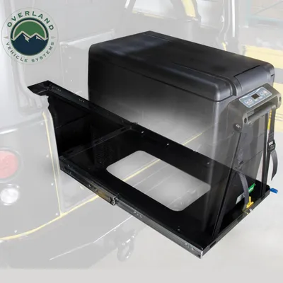 Produktbild von Halter Kühltruhe ausfahrbar Staubox Capming Wrangler JK JL Universal