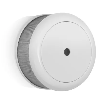 Productafbeelding van Smartwares FSM-16020, foto-elektrische reflectiesensor, draadloos, wit, geschikt voor thuis, kantoor, en kampeerwagens, 85 dB, batterij