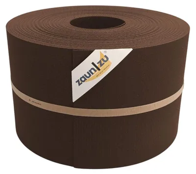 Produktbild von Sichtschutzstreifen PP zaun|zu DELUX Rolle 50m Braun 50m