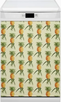 Produktbild von Magnetmatte Geschirrspüle Abwaschbar Küche Magnete  Nachbildung 45x80 cm  - Muster Ananas