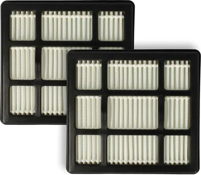 Produktbild von vhbw 2 Staubsaugerfilter Ersatz für Ariete 00P274100AR0, AT5185394300 für Staubsauger - HEPA-Filter Schwarz Weiß