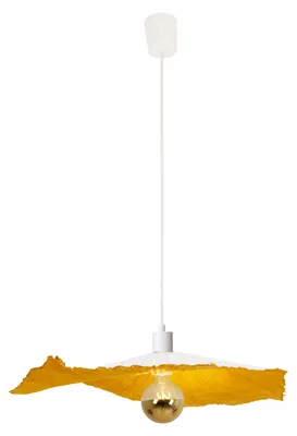 Produktbild von Pendelleuchten - Papier-Pendelleuchte "CRAZY PAPER" d: 56cm, Hängelampe im Stil Junges Wohnen, aus Metall und Papier in weiß, 80 cm hoch, Ø 56 cm, E27-Fassung