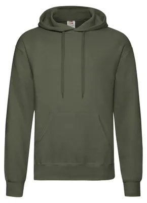Produktbild von Fruit of the Loom - "Classic" Kapuzenpullover mit Kapuze für Herren FK3165 (L) (Klassisch Olivgrün)