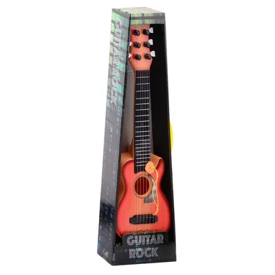 Produktbild von Rockgitarre mit 6 Metallsaiten 45 cm