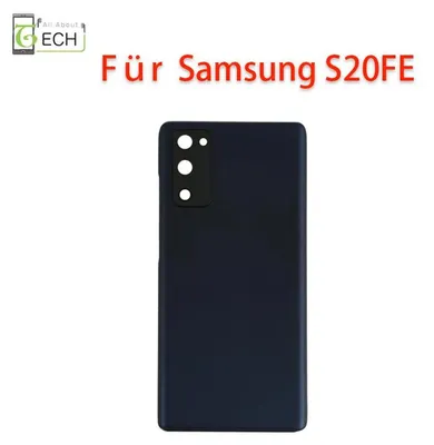Produktbild von Für Samsung Galaxy S20 FE SM-G781 Akkudeckel Backcover Rückseite schwarz