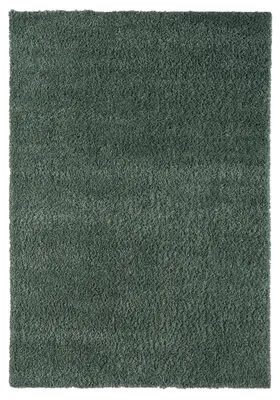 Obrázek produktu pro MY-RUG Koberec, koberec s vysokým vlasem Shaggy Star, 290x200, zelený, mírně lesklý, extra nadýchaný, obdélníkový tvar