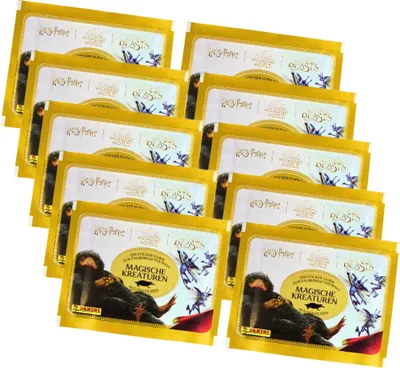 Produktbild von Panini Harry Potter Sticker - Magische Kreaturen (2023) - 10 Tüten Sammelsticker