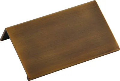 Immagine prodotto di Maniglia per mobili in alluminio SIRO - 140 x 86 mm - ottone antico spazzolato