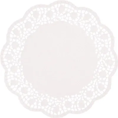 Produktbild von Papstar Tortenspitzen D 25cm weiss 100 Stück 12455