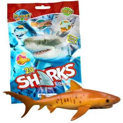 Produktbild von Blue Ocean Sharks Sammelfiguren 2026 - Planet Wow Hai - Figur 18. Tigerhai
