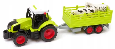 Produktbild von Dromader 1280445 Traktor mit Licht, Ton und Anhänger