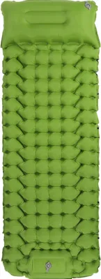 Produktbild von Luftbett 1 Person, aufblasbare Isomatte mit Kissen, leicht, für Camping