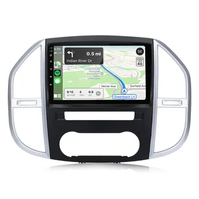 Obrázek produktu pro 6+128G, Android 15, Carplay, 8jádrový procesor, pro Mercedes-Benz Vito 3 (W447), rok výroby 2014-2024, autorádio s GPS navigací, Bluetooth, Wi-Fi, ovládáním na volantu, DAB+, 4GSIM, RDS, DSP, 2DIN