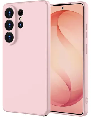 Obrázek produktu pro Pouzdro pro Samsung Galaxy S26 Ultra Měkký tekutý silikonové, nárazuvzdorné gumové pouzdro Růžový