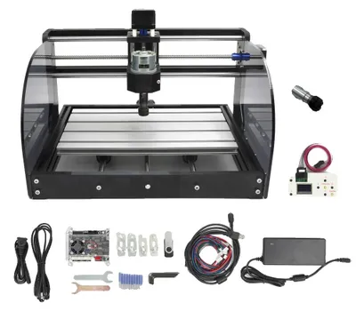 Obrázok produktu pre CNC gravírovací stroj, offline riadenie, vysoká stabilita, s ovládačom 1, s 15 W laserom