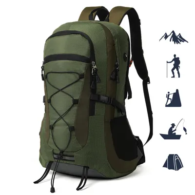Produktbild von 45L Wanderrucksack Herren Damen, Wasserdicht Trekkingrucksack Für Wandern, Radfahren, Klettern, Bergsteigen und Reisen Sport