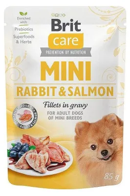 Produktbild von Brit Care Mini Beutel KaninchenLachs 85g