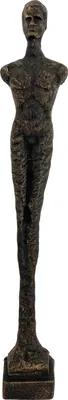Produktbild von Skulptur Eisenfigur stehender Mann Figur Statue Skulptur Antik-Stil 43cm