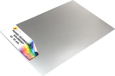 Produktbild von Technisches Farbpapier A3 silber 25 Blatt
