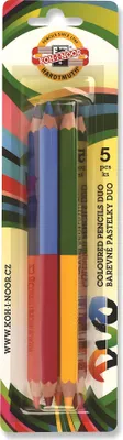Produktbild von Buntstifte - Farbstifte "Jumbo / Duo" 5er Set