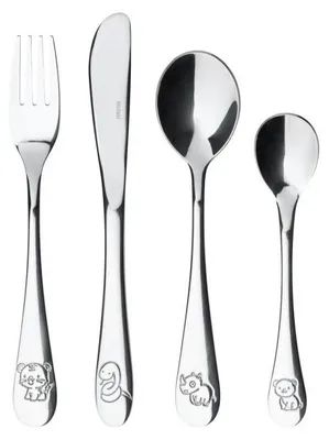 Immagine prodotto di Set di posate Kelomat 4 pezzi in acciaio inox