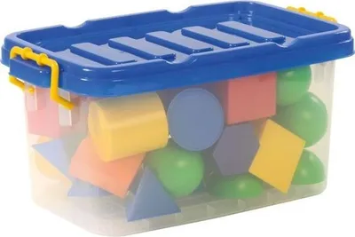 Produktbild von EDUPLAY 120462 Geoformen, Kunststoff, inklusive Box, bunt, 36-teilig (1 Set)
