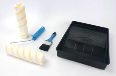 Produktbild von Malset - 5-teiliges Set - 230 mm Pinsel - ideal für Detailarbeiten und Endbearbe