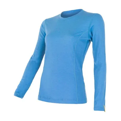Immagine prodotto di Maglietta Sensor Merino Active donna lunga blu taglia M 12110026-01