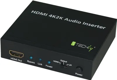Produktbild von Techly HDMI/DVI 4K2K Audio Inserter
