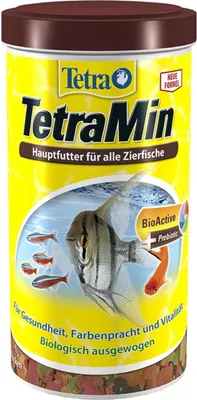 Immagine prodotto di Tetra Min 1 litro Mangime per pesci Mangime di base per tutti i pesci ornamentali