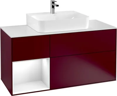 Produktbild von Villeroy & Boch V&B Waschtischunterschrank FINION 1200x603x501 Abdpl wh Reg gls wh/Peony