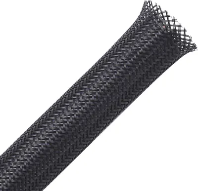 Imagen del producto de Manguera protectora para cables, de 6 mm y 13 mm de diámetro, de 15 metros de longitud, flexible, para la gestión de cables