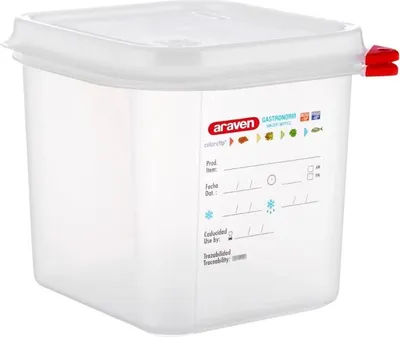 Image de Contenants alimentaires Araven GN1/6 2,6 L (4 pièces)