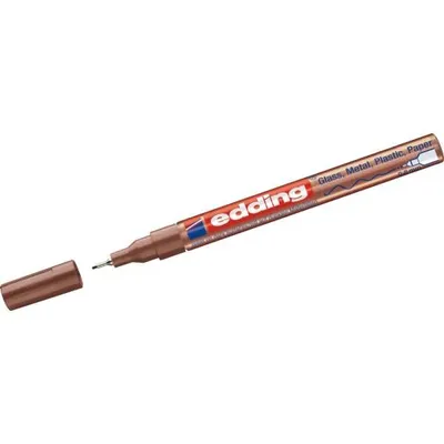 Produktbild von Edding 002516-055, Bronze, Kupfer, Feine Spitze, Kupfer, Aluminium, Fein, 0,8 mm
