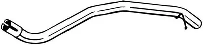 Produktbild von BOSAL Abgasrohr Auspuffrohr für VW up! Schrägheck (121, 122, BL1, BL2) Hinten 800-213