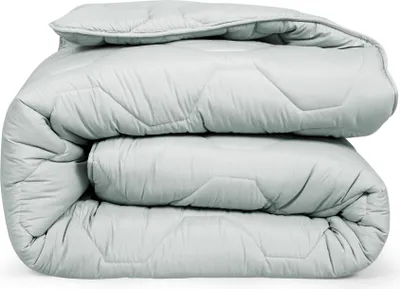 Produktbild von DoubleDry 2 in 1 Bettdecke 140x200 cm - Waschbare Bettdecke Ohne Bezug - Hell Grau