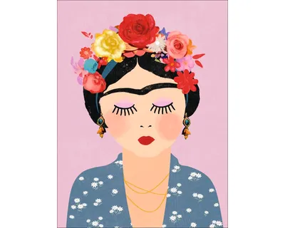 Produktbild von Leinwandbild Frida Kahlo II 57x77 cm