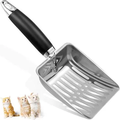 Immagine prodotto di Grattino per gatti in metallo - Grattino per gatti in acciaio inossidabile - Grattino in lamiera resistente - Grattino in lamiera - Facile da pulire - Adatto per gatti - Grigio scuro