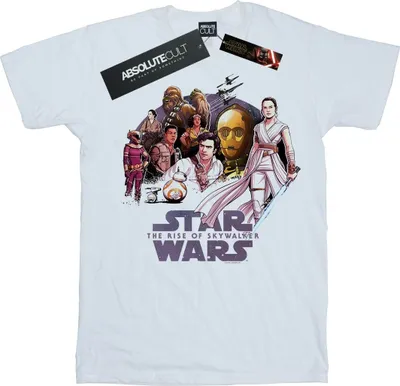 Produktbild von Star Wars: The Rise of Skywalker - "Resistance" T-Shirt für Damen BI46113 (S) (Weiß)