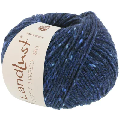 Produktbild von Lana Grossa - Landlust Soft Tweed 90 0014 dunkelblau meliert