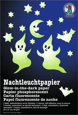 Produktbild von URSUS Nachtleuchtpapier, 220 x 310 mm, 90 g/qm