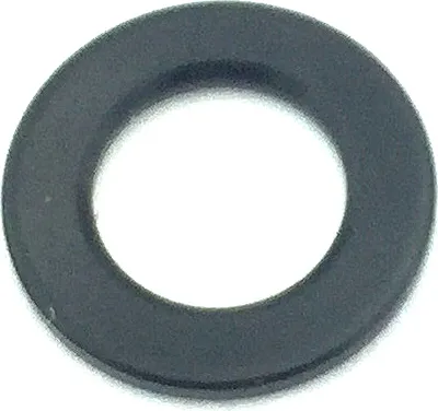 Produktbild von Aluminium Unterlegscheibe M6 SL, Schwarz, 10,96mm Außendurchmesser, 1mm Dicke