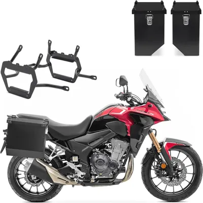 Image de Kit valise en aluminium + porte-valises adaptable sur Honda Africa Twin CRF 1100 L